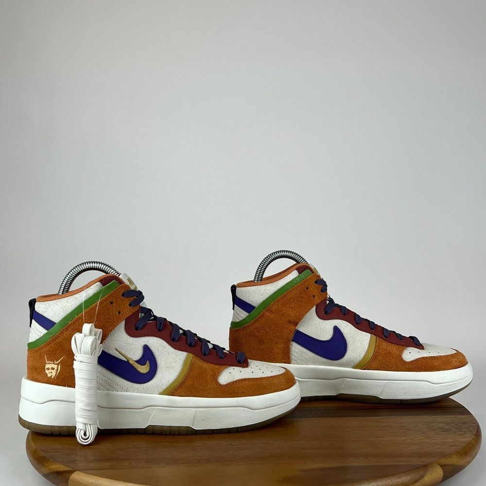 Womens Nike Dunk High Up PRM Setsubun Sail Hot Curry Harvest Moon DQ5012-133 8.5